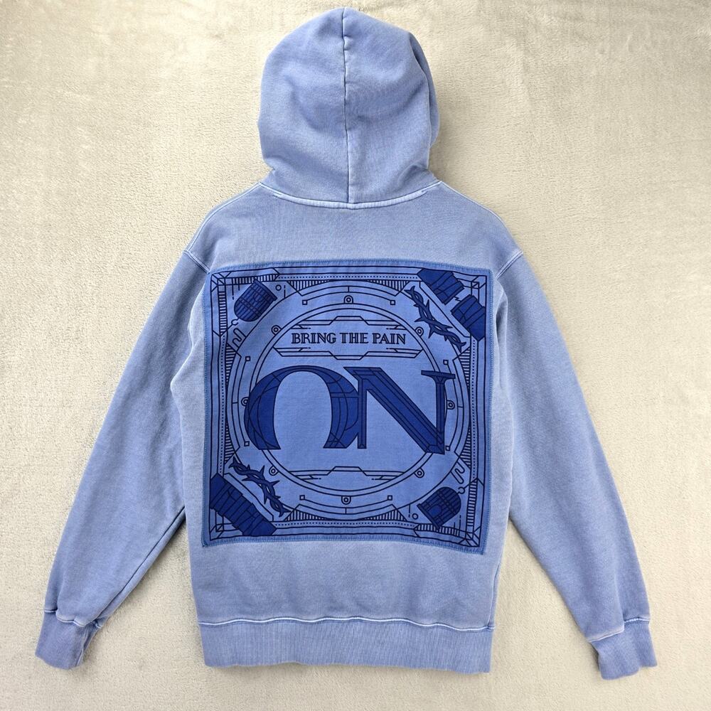 BTS ON Bring The Pain Hoodie Adult Medium Blue K-POP Band Limited Edition